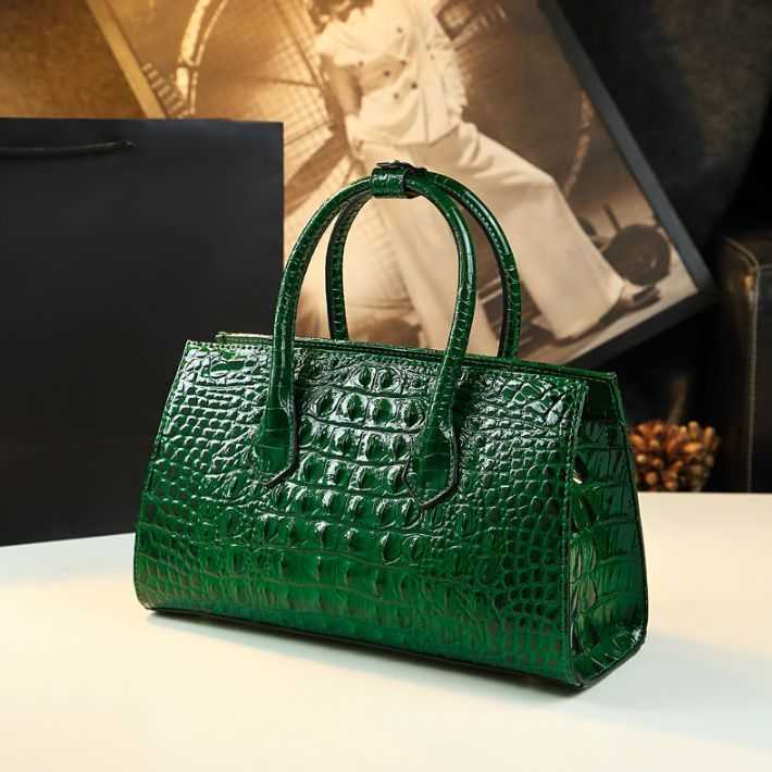 Luxus-Designer-Handtaschen für Damen, Leder, Alligator-Print, Tragetaschen, 2023, Platin-Schnalle, Pendler, große Kapazität, tragbare Umhängetasche, Direktverkauf ab Werk