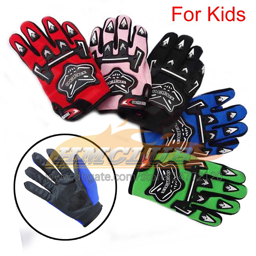 ST423 Racing أطفال Full Finger Finger Gloves Portycles Sports Glove Bicycle Dirt Pit Pike Bike Bike Scooter