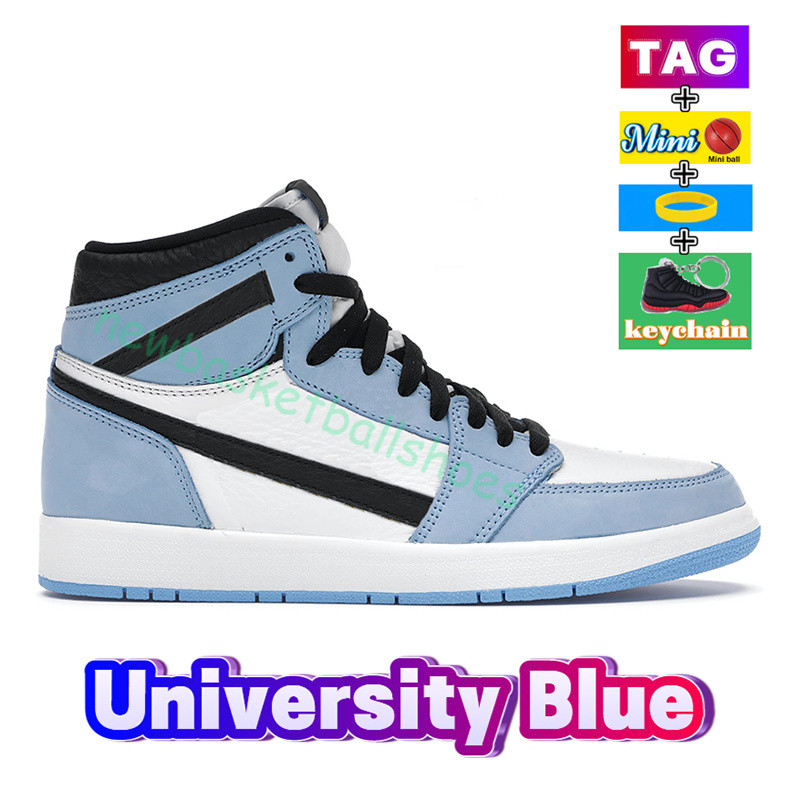 Top 1 High OG 1S Męskie buty do koszykówki Jumpman Sneaker Lost Found Gorge Green Starfish University Blue Fare Smoke Grey Dark Mocha Czarne białe retro mężczyźni kobiety Sneakers
