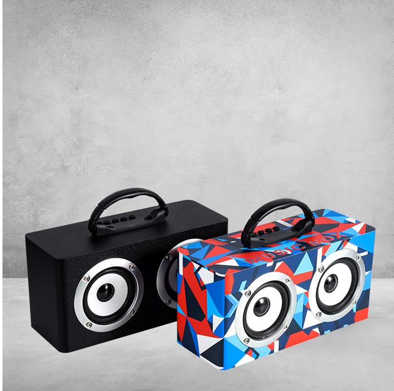 M2 barra sonora de madeira sem fio alto-falante bluetooth ao ar livre subwoofer portátil shocking bass hi-fi estéreo boombox Music Center com fm