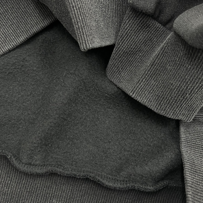 冬のヴィンテージプリントパーカーメンズ女性肥厚スウェットシャツブラックプルオーバープラスサイズ