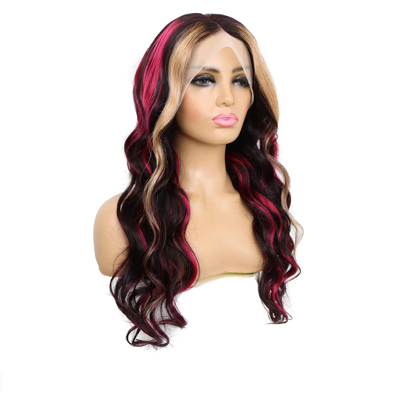 13X4 Lace Front Wig Body Wave 210% densité 180% 150% Cheveux humains brésiliens Péruvien Malaisien Vierge Highlight Rouge Blond Coloré 10-30 pouces