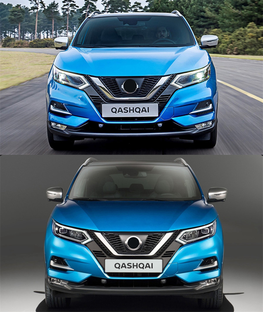 مصباح رأس تصميم للسيارات للمصابيح الأمامية Dualis 20 19-20 20 New Qashqai LED LED DRL LED LED Lens Auto Auto Auto Auto