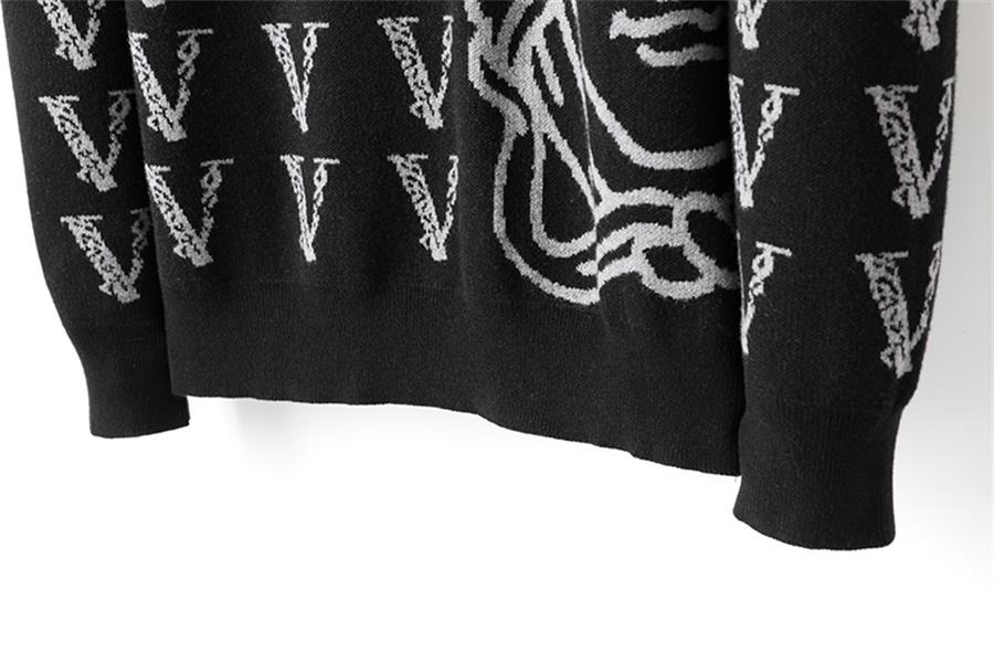 Mężczyźni Bluza Znaczenie Swetery Kobiety luźne skoczki luksusowy moda swobodna jesień zima ciepła bluza haft haftowane litery m-xxxl #01