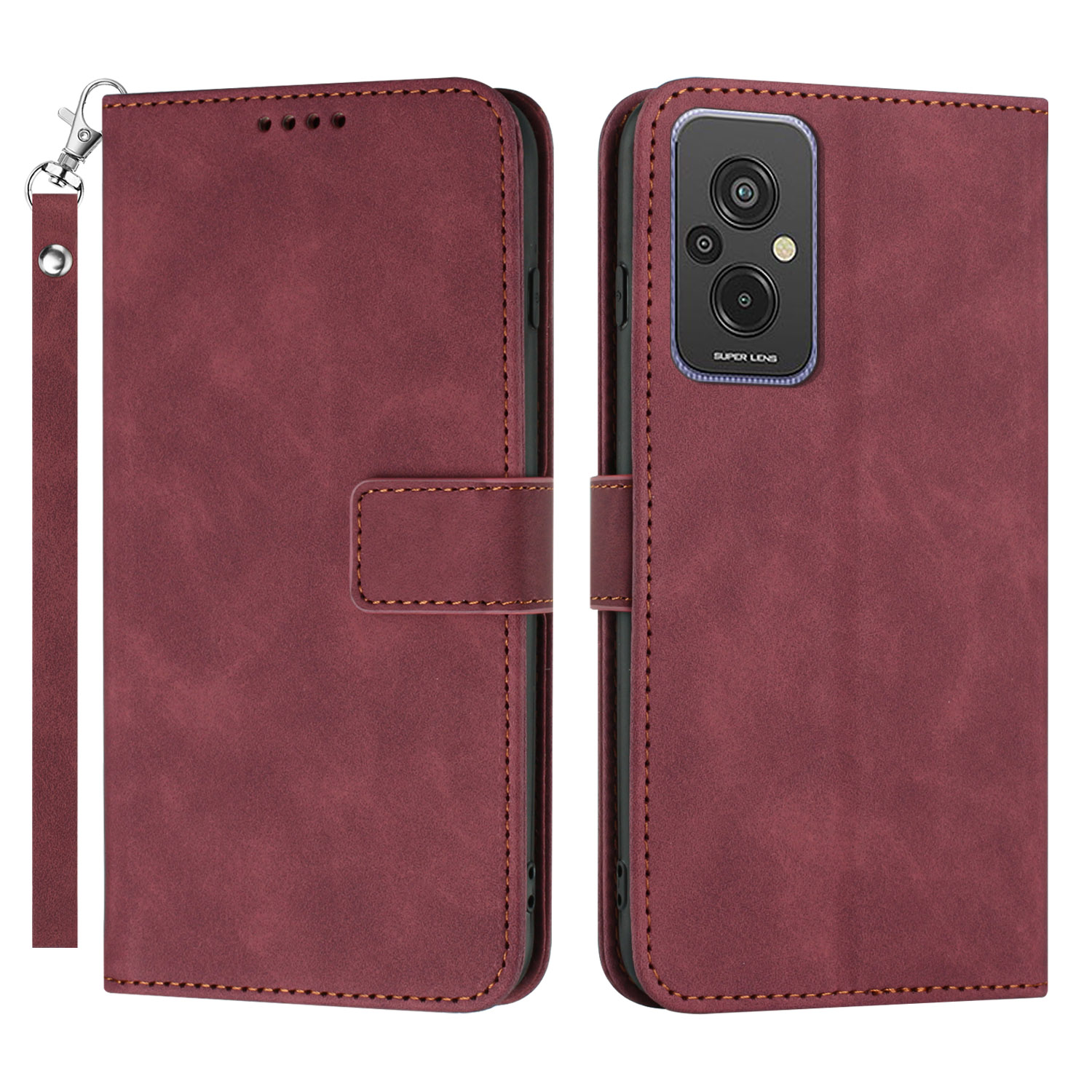 Phone Cases For Samsung A14 A13 A33 A53 A73 A23E A32 A22 A12 A52 A04s 4G 5G Wallet PU Leather TPU Case Funda With Lanyard