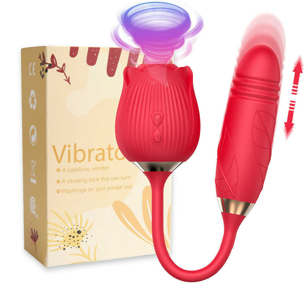 Vibratori 2022 New Rose Girl Anniversario Regalo di compleanno Massaggio Ricarica USB Uovo vibrante Masturbazione Giocattoli del sesso vibratore del punto g 1115