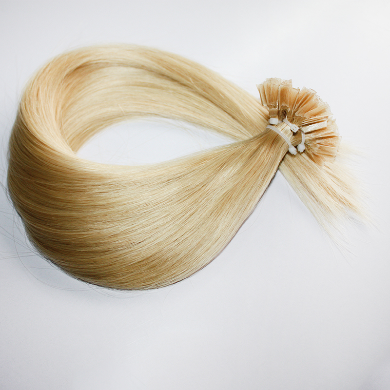 0,8 g St. 200 Stränge indisches Remy italienisches Keratin Echthaar V-Spitze Haarverlängerungen 16'' 18