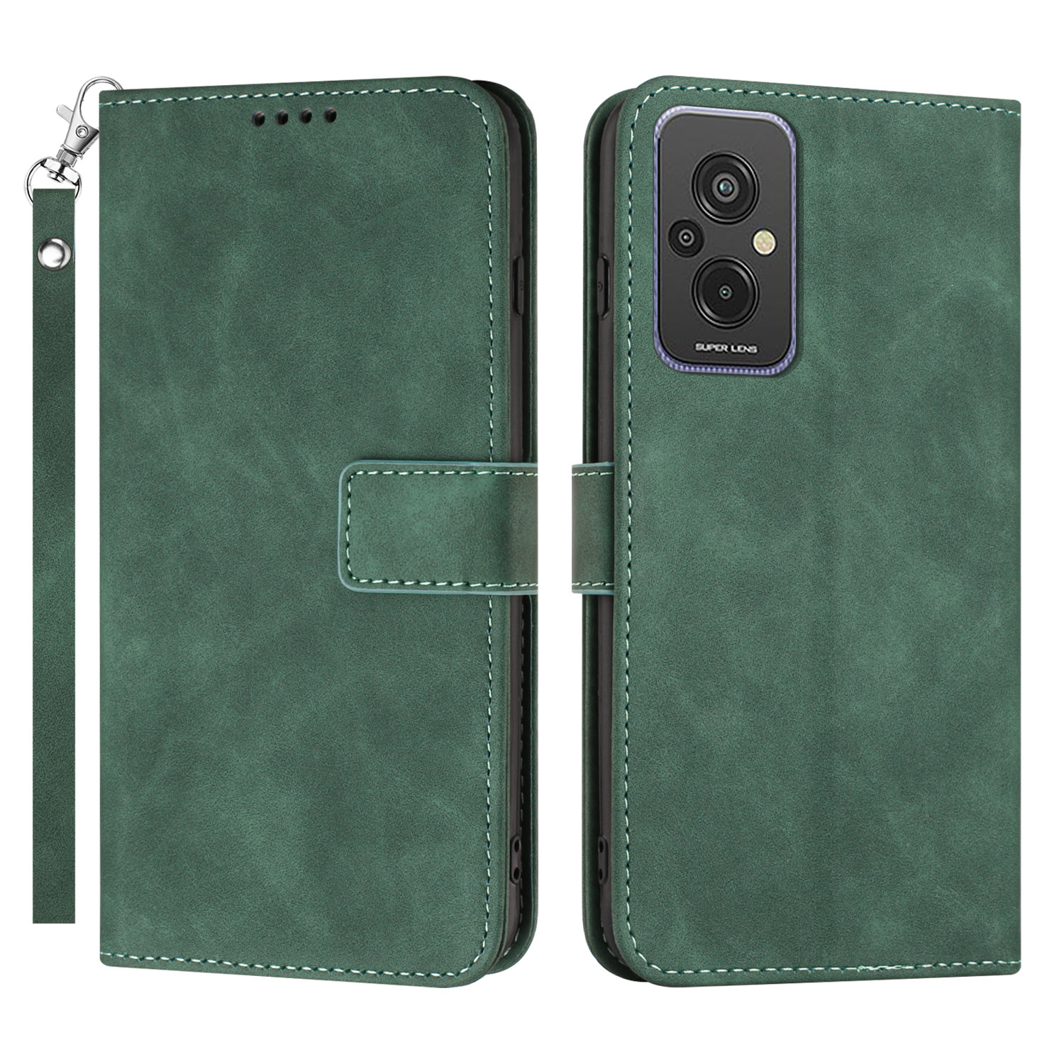Phone Cases For Samsung A14 A13 A33 A53 A73 A23E A32 A22 A12 A52 A04s 4G 5G Wallet PU Leather TPU Case Funda With Lanyard