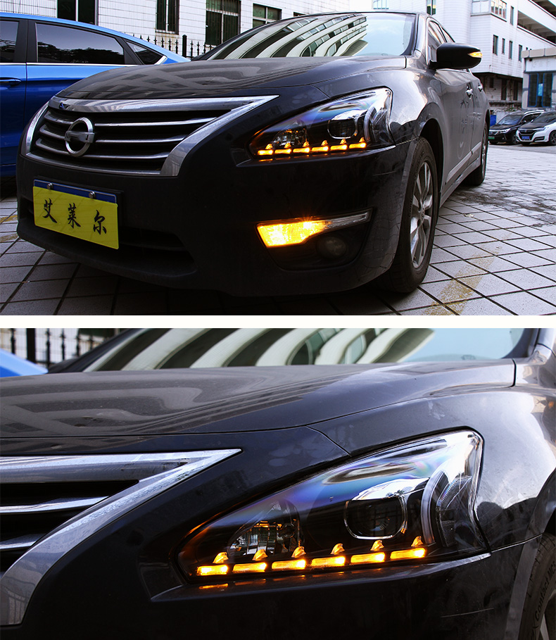 Car Styling headlights for Nissan Teana Altima LED Headlight 20 13-20 17 DRL Hid Option Head Lamp Angel Eye Beam Accessories