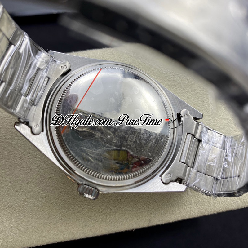 TWF 6542 Vintage GMT A2836 Automatic Mens Watch 38 -мм кока -кока -кока -колу белая шлеб