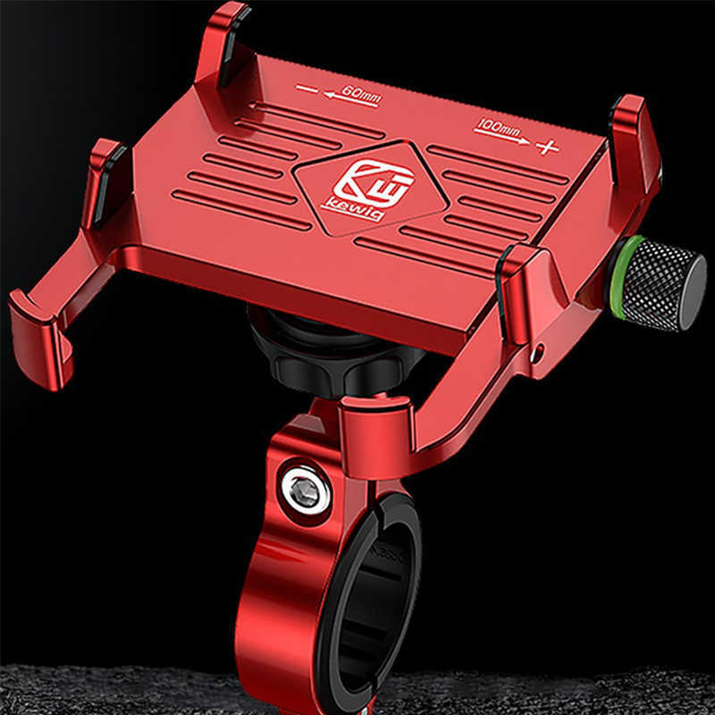 Car Whole Aluminum 4-7 Inch Motorcycle Bike Phone Holder Support Mount Stand for Moto MTB Bicycle Handlebar GPS Cellphone Bracket