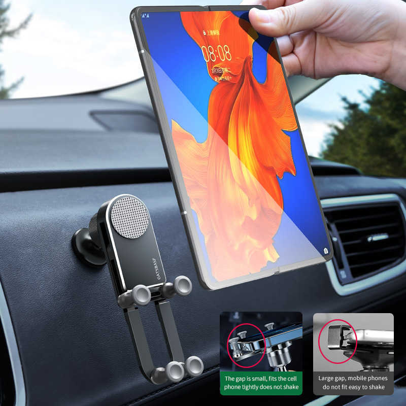 Держатель автомобильного телефона тяжести GPS GPS -поддержка телефонного крепления для Samsung Galaxy Z Fold 3 Z Fold 2 Samsung S21 S20 Xiaomi Автофон.