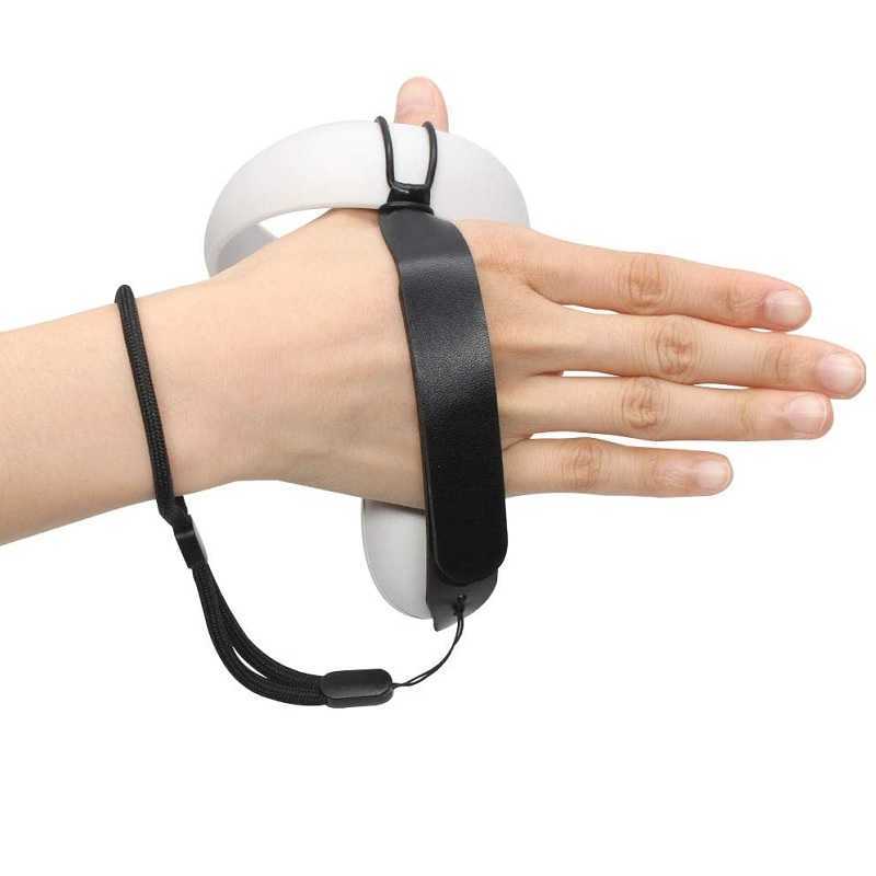 Bil 1 par knogbandhandtag grepprem för Oculus Quest 2 VR Touch Controller Justerbara handledsband för Quest2 VR -tillbehör