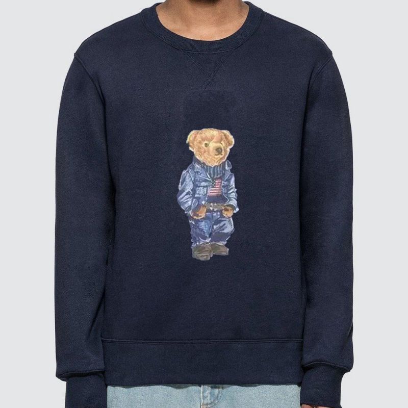 hoodie polos Cartoon bear Print bearo Must-Have hoodiei Pullover BearR Designer Men's Bear Winter Coat Long Sleeve Plush Fashion Cotton Large Size s-2xl