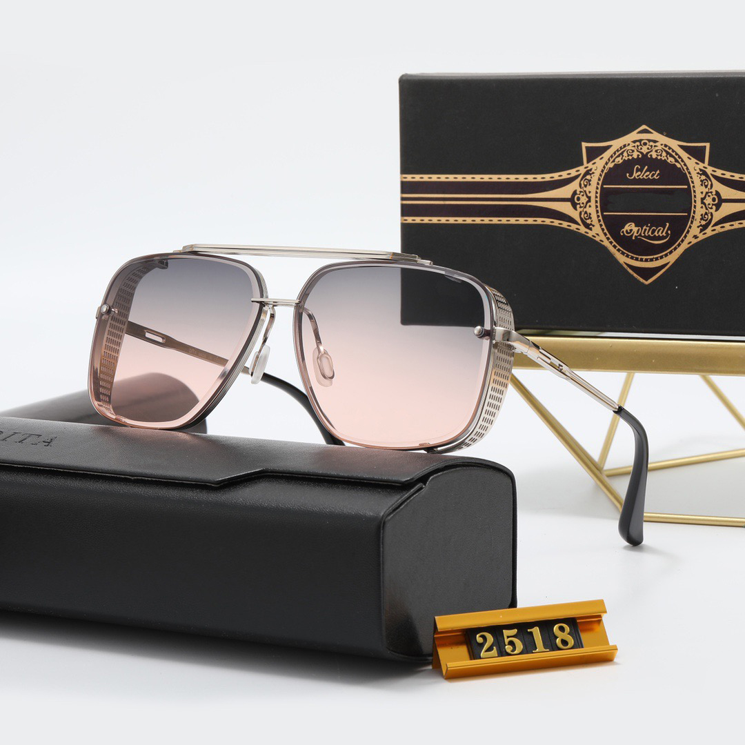 2023 lunettes de mode nouveau Mach six Style dégradé pilote lunettes de soleil hommes femmes Vintage marque Design uv400 lunettes de soleil DITA240A