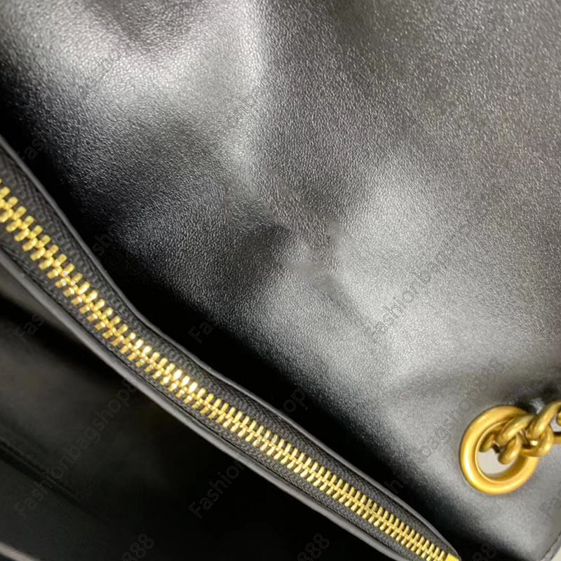 Designer classique Crush Bag hommes et femmes Sablier Sacs Sac à main Shopping Épaule Mode Grande taille Chaîne Cross Body Half Moon Luxury Sac à main en cuir véritable