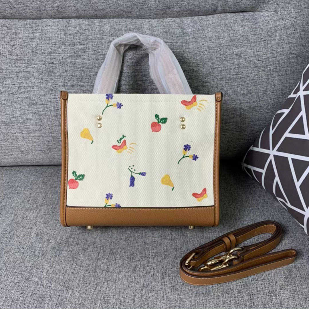 Высококачественные роскошные дизайнерские сумки Lady's 2022 Новая женская сумка Litchi Grain Fruit Fruit и овощные тота