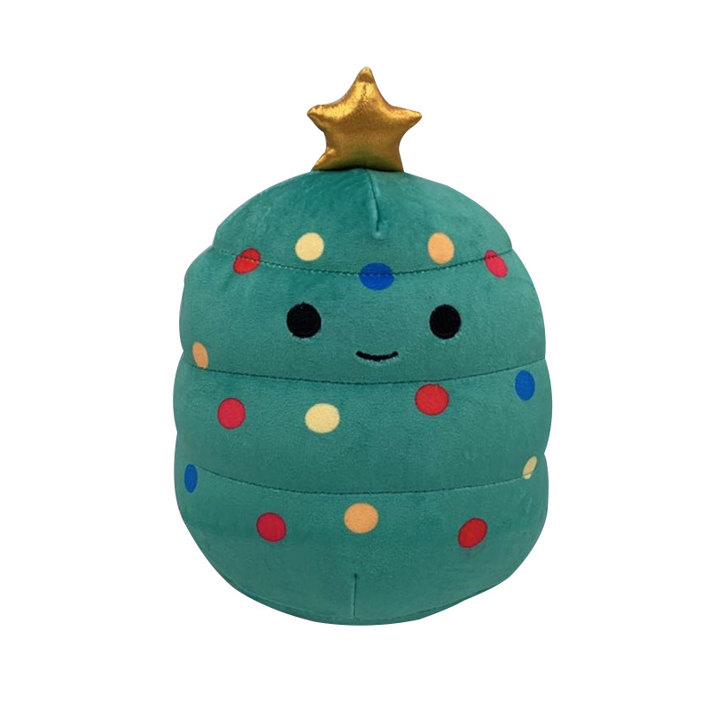 2022 fabricants gros 20 cm Père Noël jouets en peluche Noël bonhomme de neige arbre de Noël wapitis poupées cadeaux Christma pour les enfants