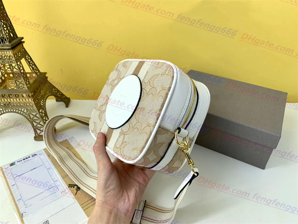 Top bolsas de ombro de lona de couro genuíno Snapshot Designer de Moda Ladie Bolsa Famosa Mini Câmera Bolsas Pequenas Mulheres Bolsas de Luxo Bolsa