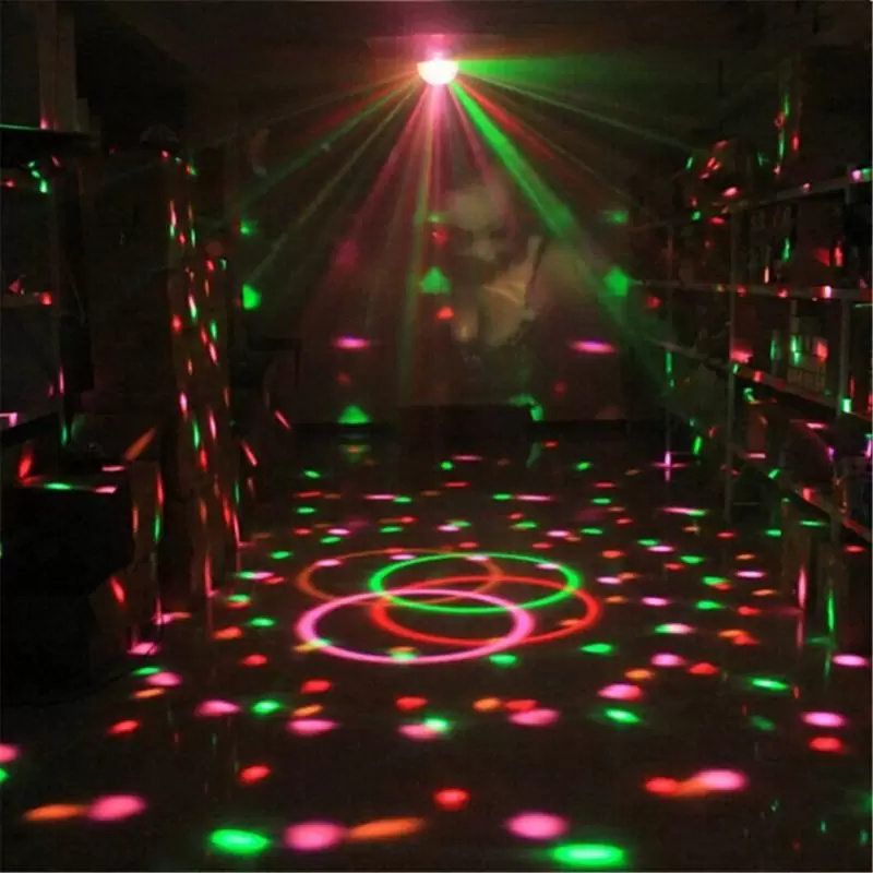 Led Dj Ball Xmas Magic Ball Projector Dropship Home Ktv Wedding Show Led RGB Crystal Effect Lights Sound Activated Laser