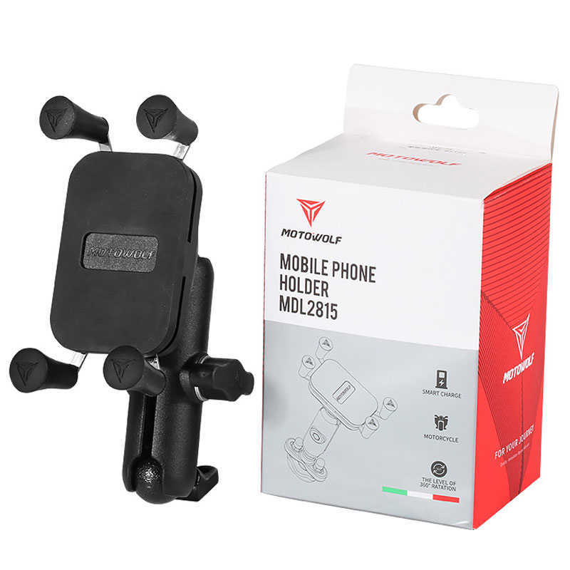 Carro universal 360 graus ajustável titular do telefone celular motocicleta bicicleta espelho suporte de carregamento usb bicicleta moto lidar com aperto