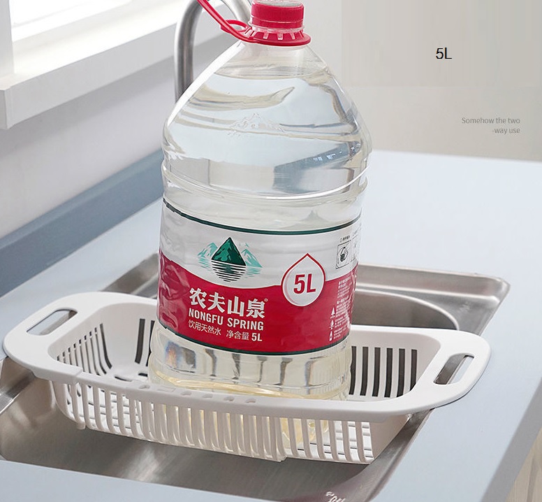 Colanders Strainers Basket Retractable Drain Sink