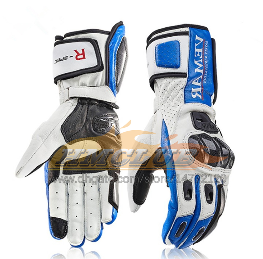 ST462 Long Motorcycle Gloves Men's Leather Protection Racing Gloves MOTO Gloves motorbike glove size M L XL XXL
