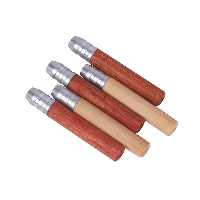 Smoking Natural Wood Pipes Dry Herb Tobacco Catcher Taster Bat One Hitter Cigarette Filter Holder Mouthpiece Portable Mini Handpipes Wood Dugout Tube Digger Tips