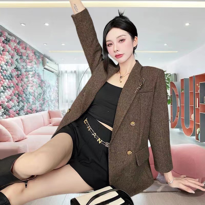 Fashion Women Suit Designer Clothes Blazer Nouveau Tops sorti E168