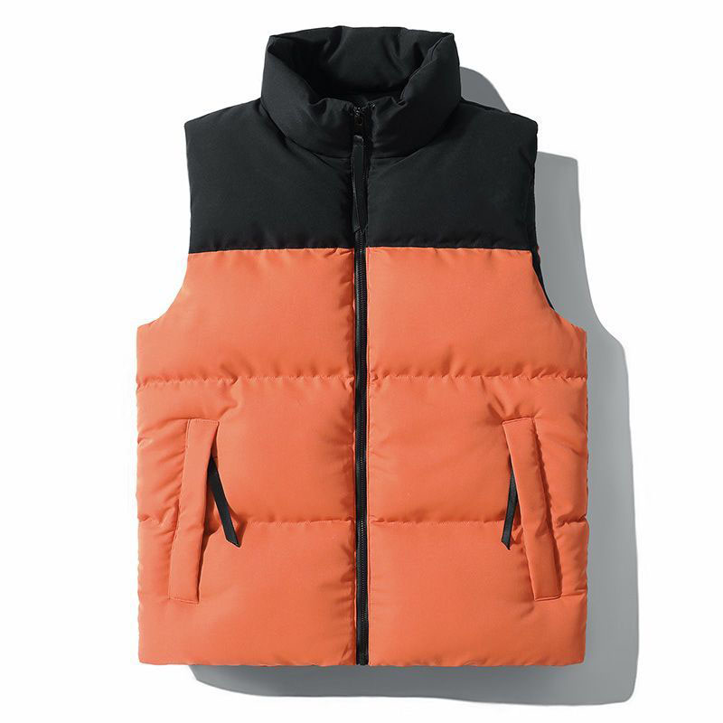 Classic designer 21st century vest Europe and the United States men's autumn and winter cotton-padded coat thickened warm plus size women's couple sportswear