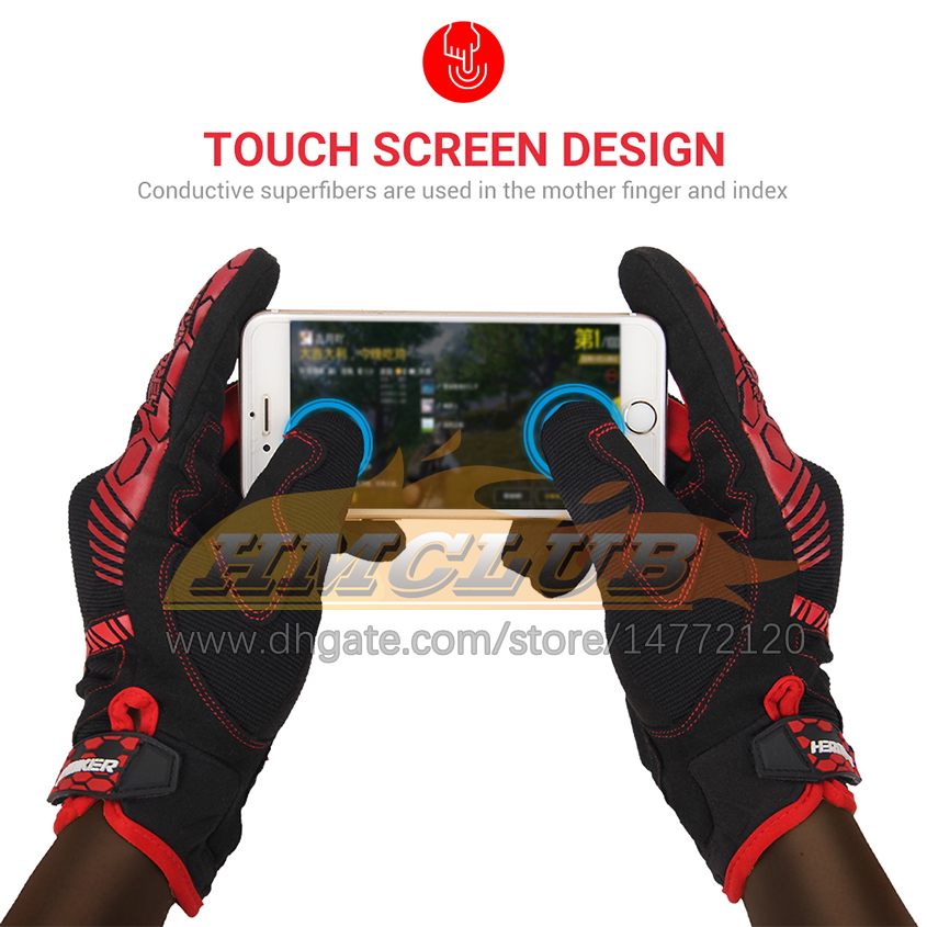 ST452 قفازات دراجة نارية الصيف تنفس Guantes Moto Touch Screen Motocross على الطرق الوعرة قفازات ركوب الدراجات النارية