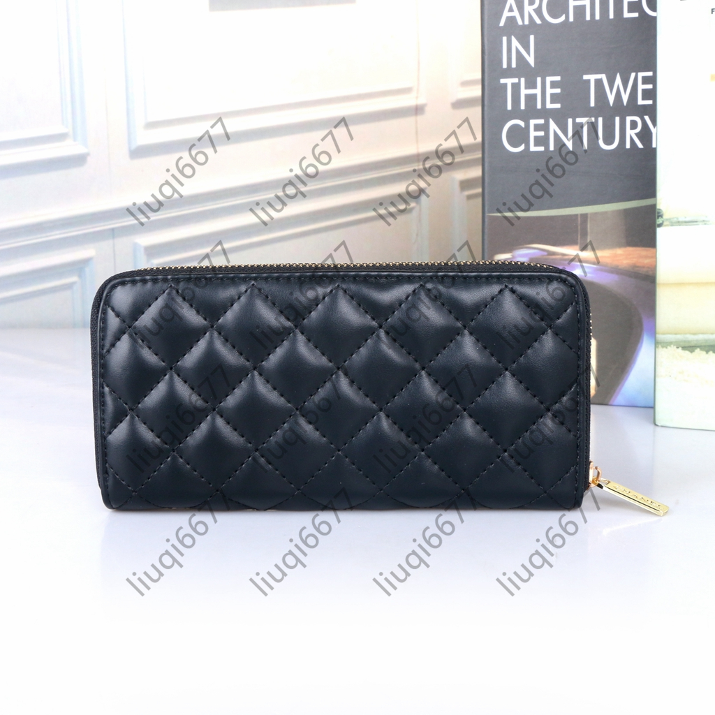 High Quality Designer Wallets womens pu Leather zipper Wallet Women men Zipper Long Holders Coin Purses Woman Shows Exotic Clutch Card Case Holder Wallets 