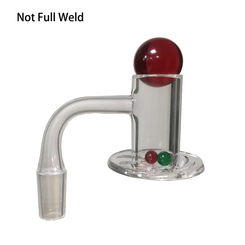 Full Weld Smoking Terp Slurper Quartz Banger Blender Finger Bangers Top Carb Cap Middle Balls Capsule Pill Completamente saldato tubi dell'acqua Narghilè Bong 1 pz Vendita al dettaglio