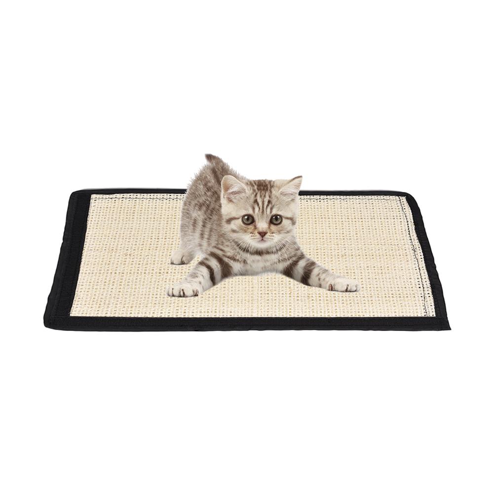 Pet Cat Scratch Guard Mat Cats Scraper Scratching Pad Post Kitten Grinding Claw Scratcher Mat Furniture Sofa Protector