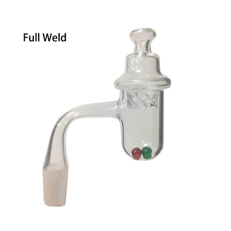 Full Weld Smoking Terp Slurper Quartz Banger Blender Finger Bangers Top Carb Cap Middle Balls Capsule Pill Completamente saldato tubi dell'acqua Narghilè Bong 1 pz Vendita al dettaglio