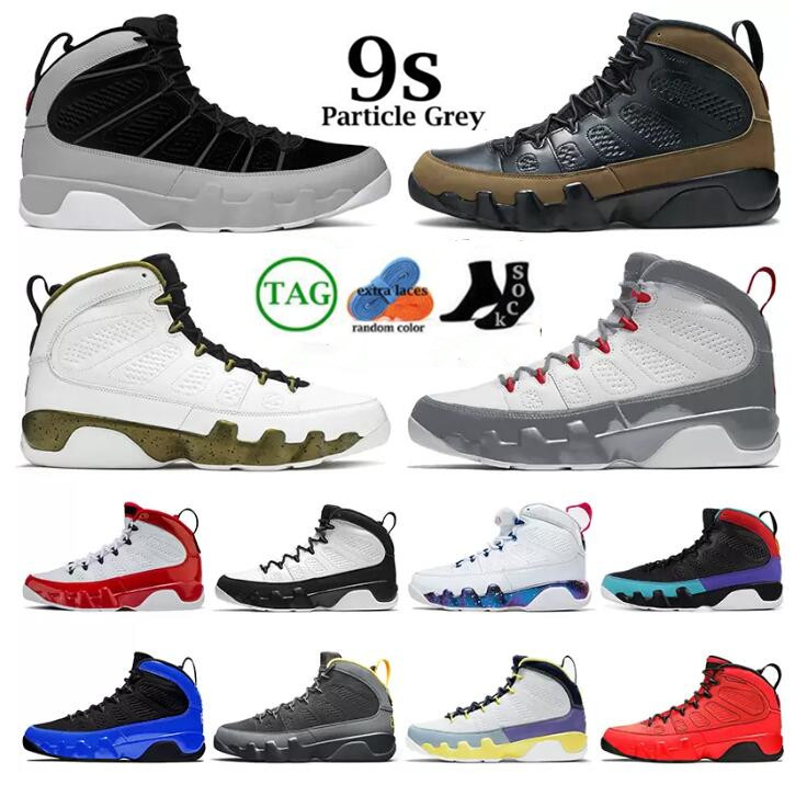 Jumpman 9s Basketball Shoes Men Sneakers womens Bulls Obsidian University Gold 9 Chile Red Particle Cool Grey Anthracite Mens Women outdoor sports trainers