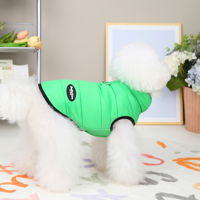 2022 Pet xs Vestiti cani Inverno Tuta spaziale impermeabile Cappotto Abbigliamento cani Forniture animali Caldo pile Cucciolo Due gambe Abbigliamento in cotone Gilet Giacca taglia piccola e media