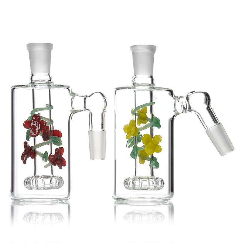 Raccoglitori di cenere da 14 mm Accessori fumatori Bong in vetro da 45 gradi Dab Rig Bong pipa ad acqua