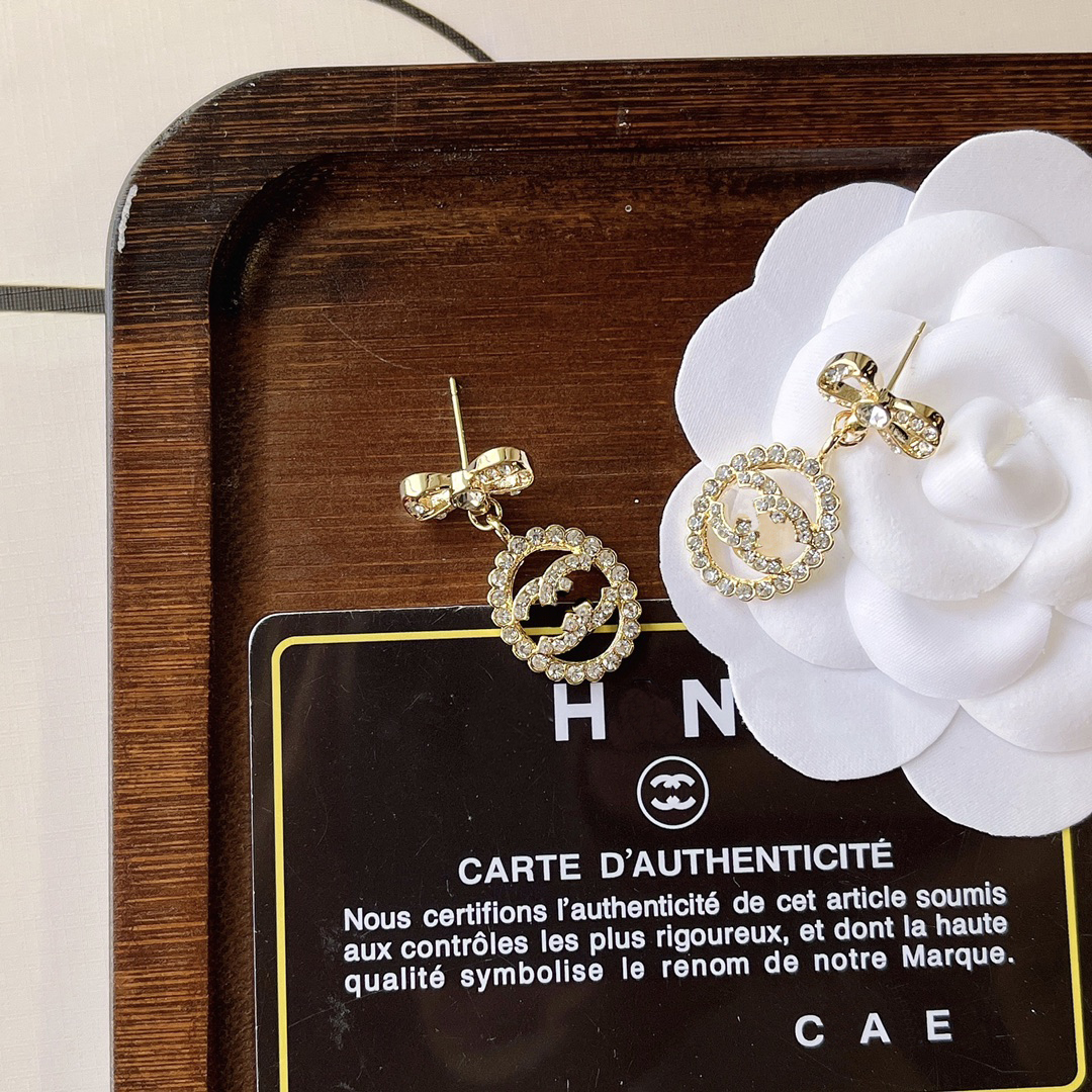 Urok damskie kolczyki projektant Diamond kolczyki luksusowy projekt biżuterii mody dla kobiet akcesoria na przyjęcie weselne High End DE240E