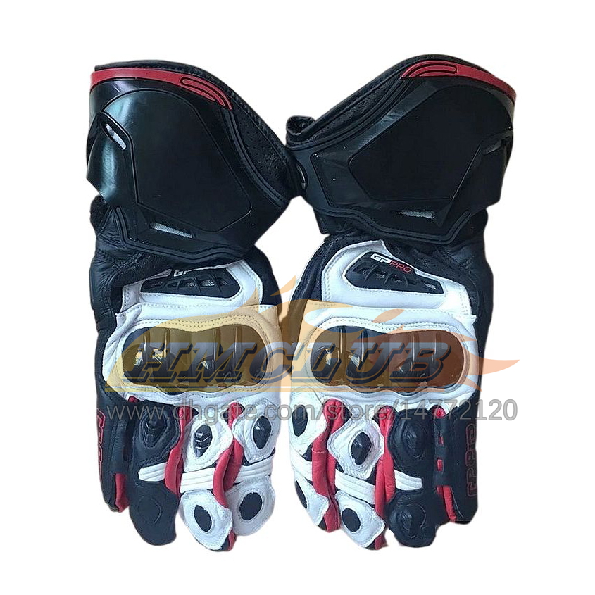 ST602 Nieuw in 6 kleuren 100% echte lederen motorfiets Lang racen Motor Motor Originele Cowhide Motocross Gloves