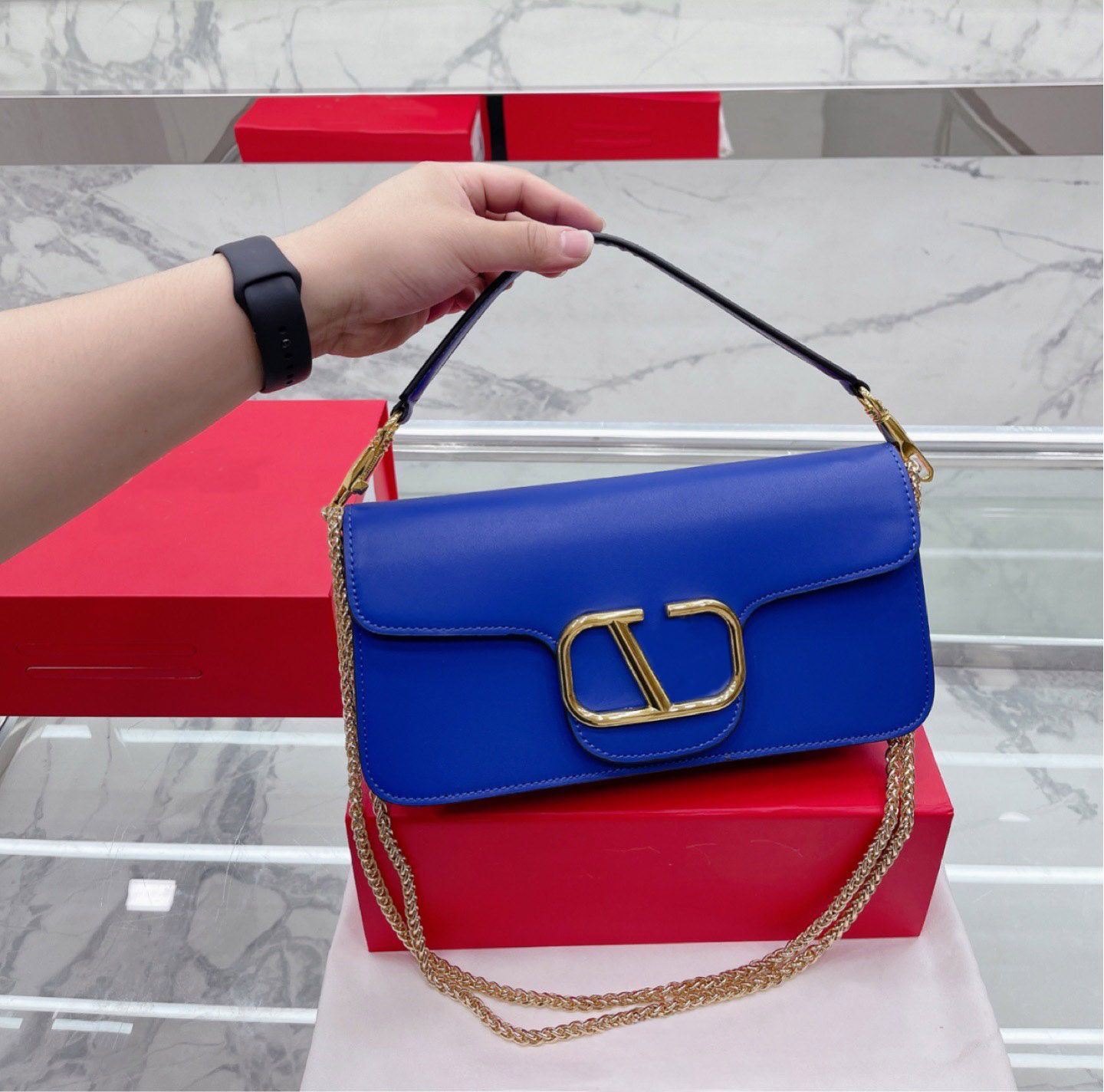 حقيبة مصممة Women Hands Handbag Fashion Crlce Prester Crossbody Bags 2022 with Box2575