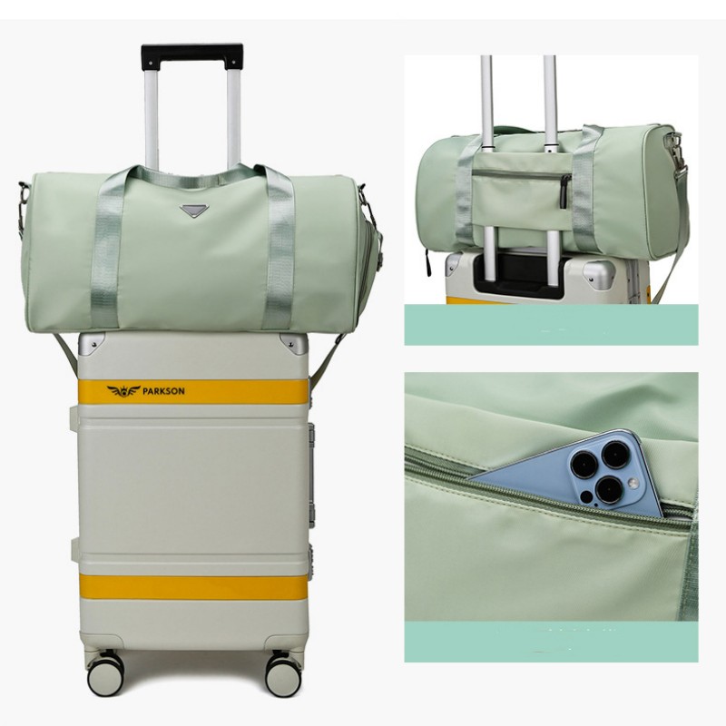 Oxford tragbarer wasserdichtes Duffel -Beutel Sport -Reisetaschen mit abnehmbarem Schultergurt und nasse Pocket338V