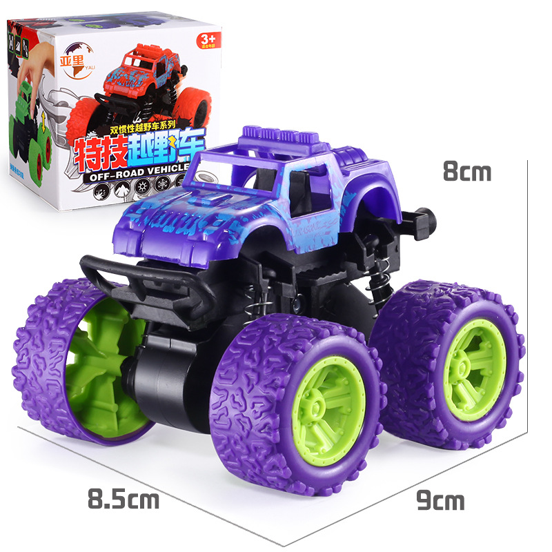 Educational Inertia Four-Wheel Drive Children and Boys Drop-Resistant Model off-Road Vehicle Toy Car Birthday Gift