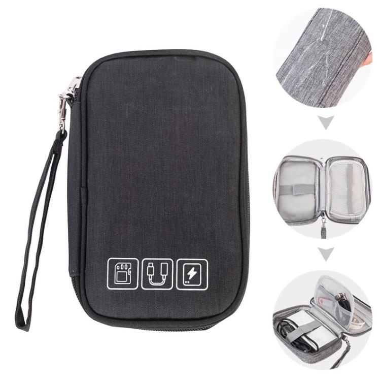 Kablo Dijital Depolama Çantaları Organizatör Taşınabilir USB Gadgets Kablolar Şarj Cihazı Pil Zipper Kozmetik Çanta Kılıf Aksesuarları SN4751