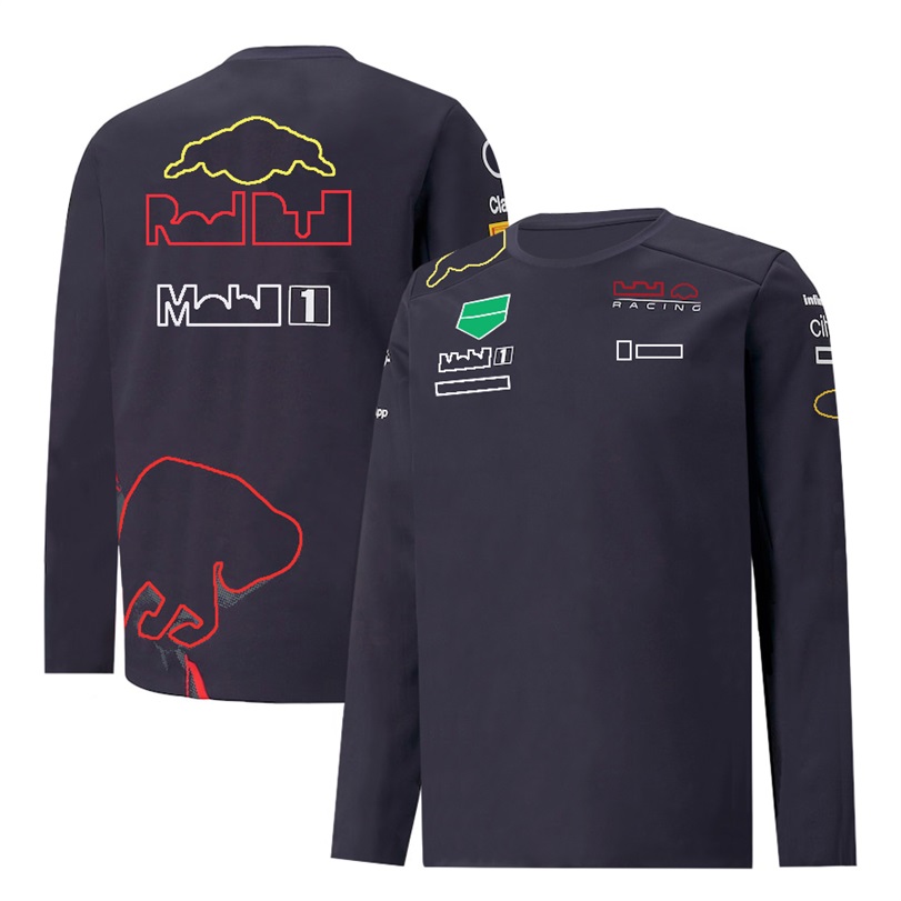 Футболка F1 Team Driver, мужской летний быстросохнущий гоночный костюм, футболка большого размера с длинным рукавом на заказ