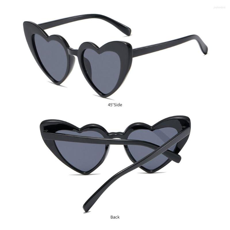 Sonnenbrille Herzförmig Für Frauen Mode Liebe UV400 Schutz Brillen Sommer Strand Glasses261W