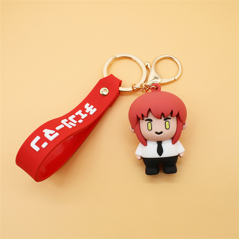 Kettingzaag man pochita keychain Japanse anime charme pochita duivel marchma elektrische tas schoolbag hanger 6 stijlen