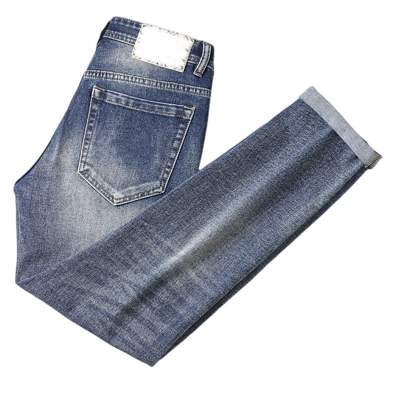 New JEANS chino Pantaloni pantalone Pantaloni da uomo Stretch Autunno inverno jeans attillati pantaloni di cotone lavati dritti business casual CQ8258