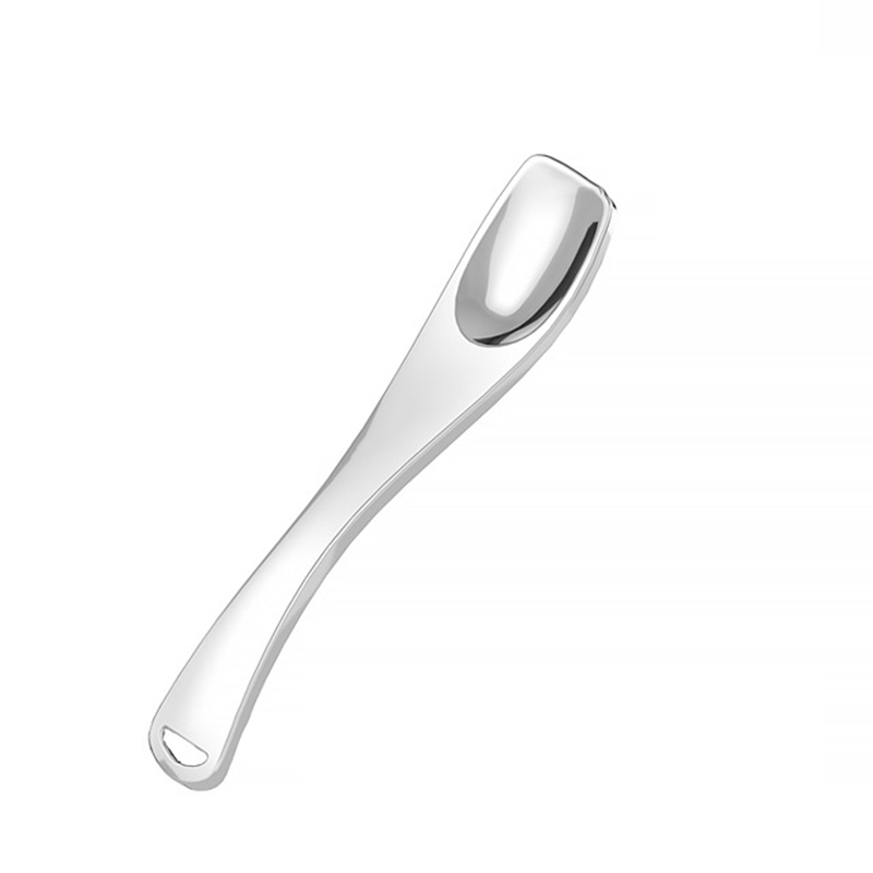 Metal Face Spoon Party Favor Favor Portátil Cuidados de Pele Beleza Espátula Cosmética Cream para os olhos Stick Stick