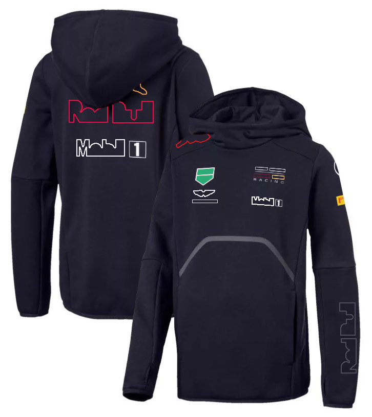 Nuovo abbigliamento da squadra F1 Cappotto da maglione tifosi da uomo Abbigliamento da corsa sportiva di Formula Uno